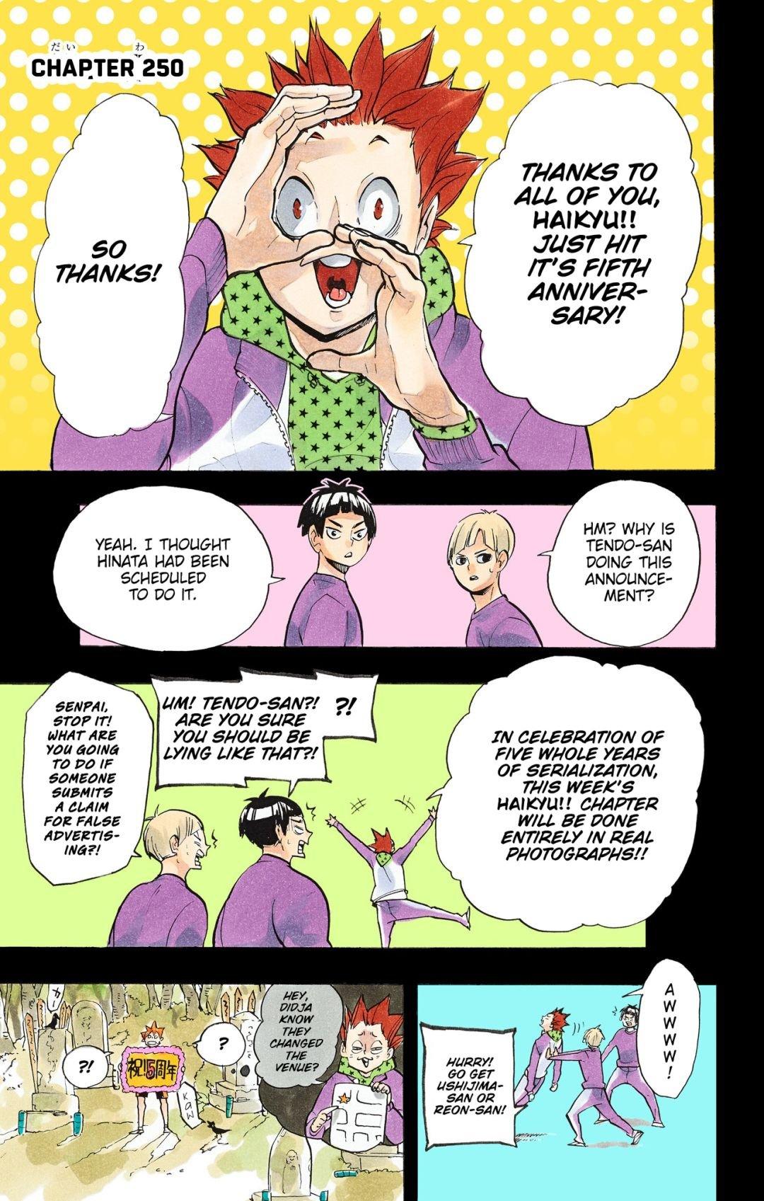 Haikyu!! (Color) Chapter 250