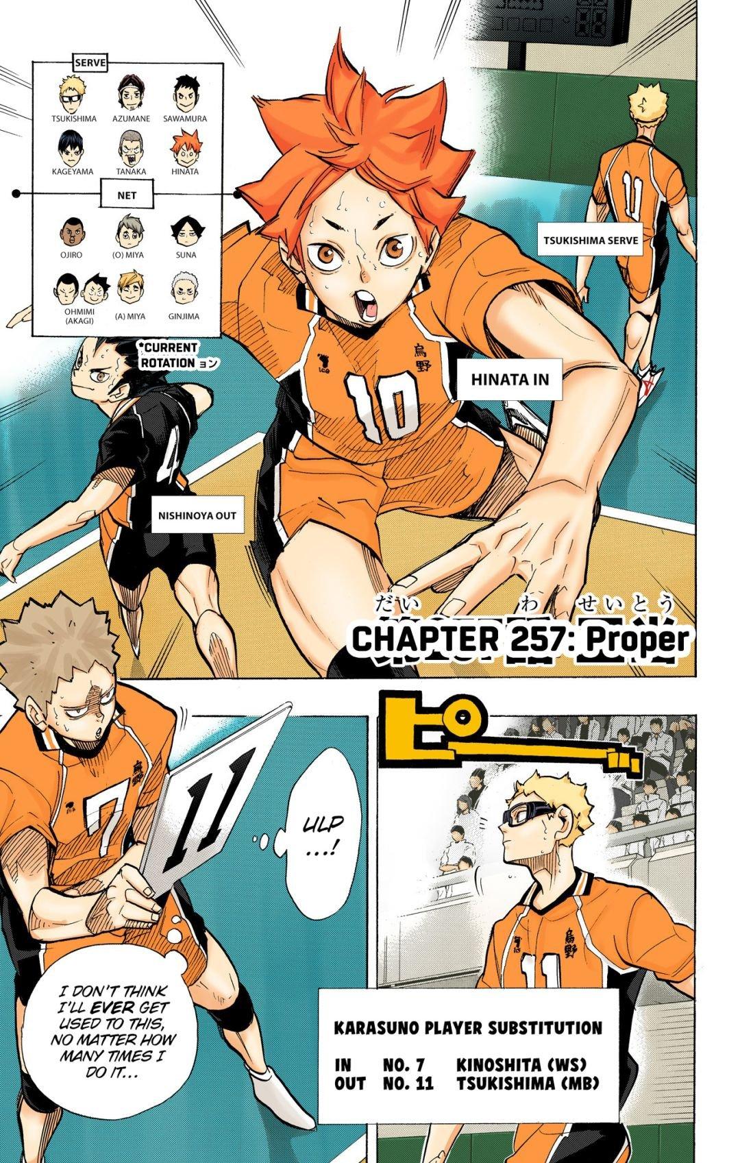 Haikyu!! (Color) Chapter 257