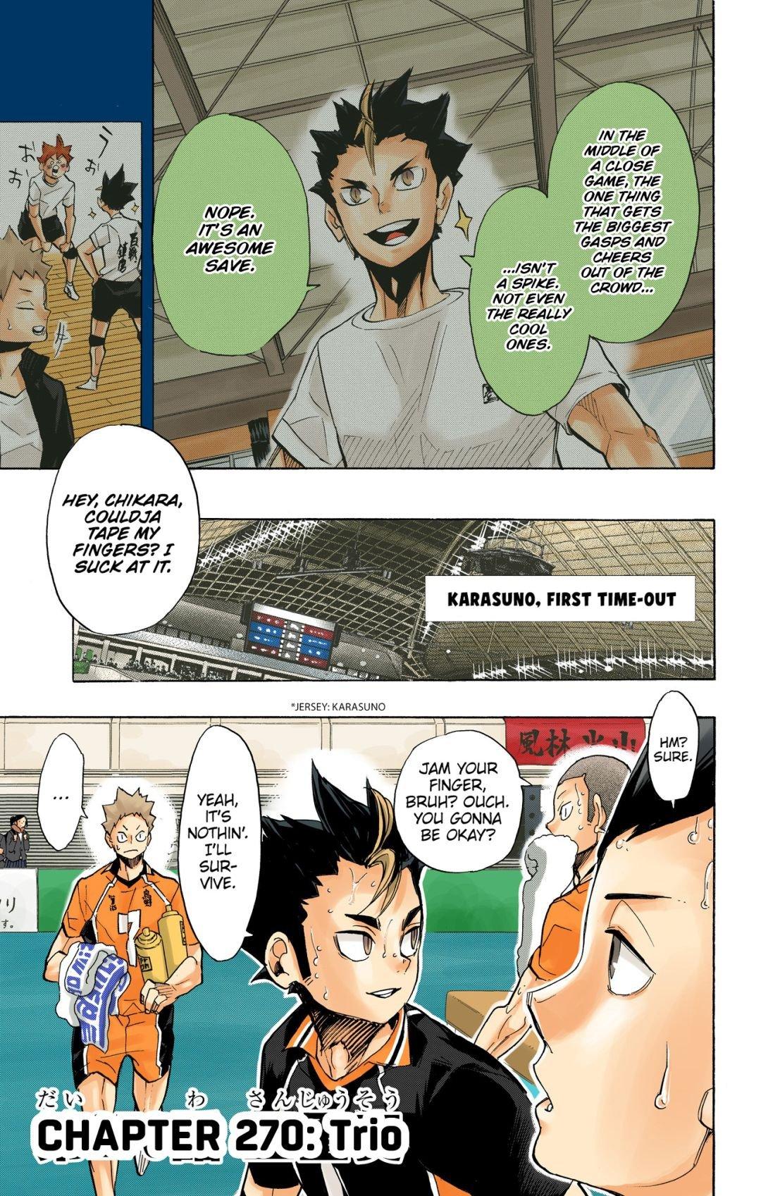 Haikyu!! (Color) Chapter 270