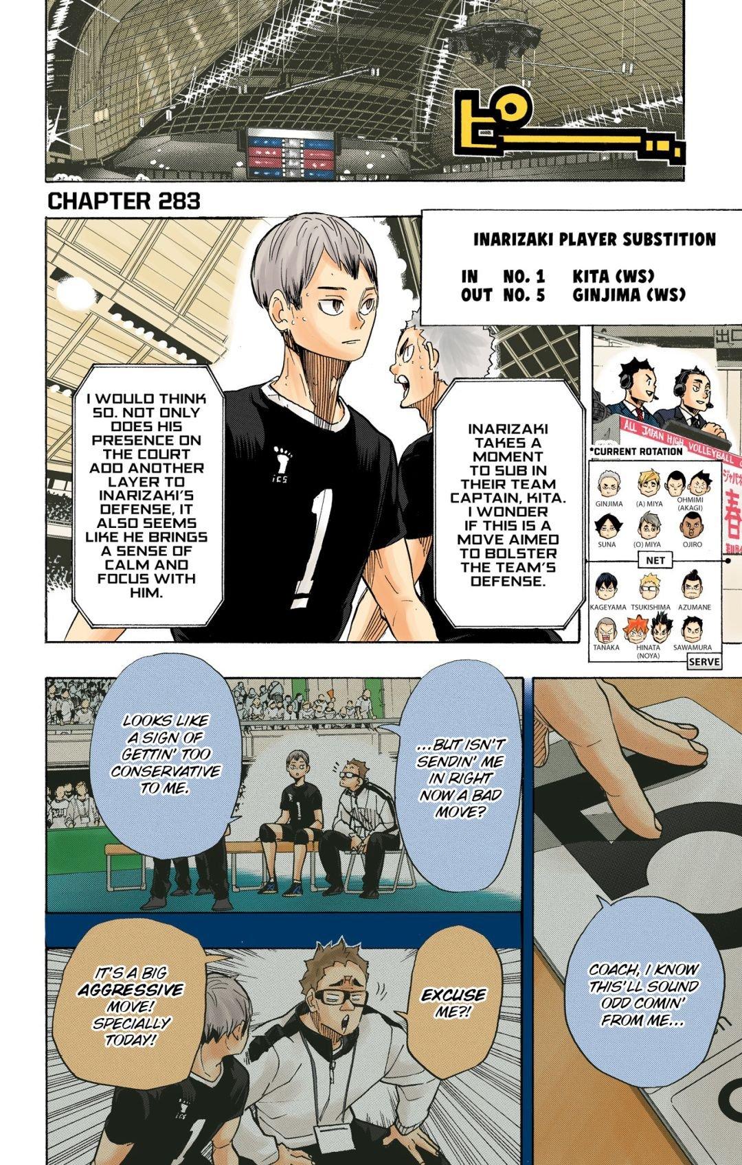Haikyu!! (Color) Chapter 283