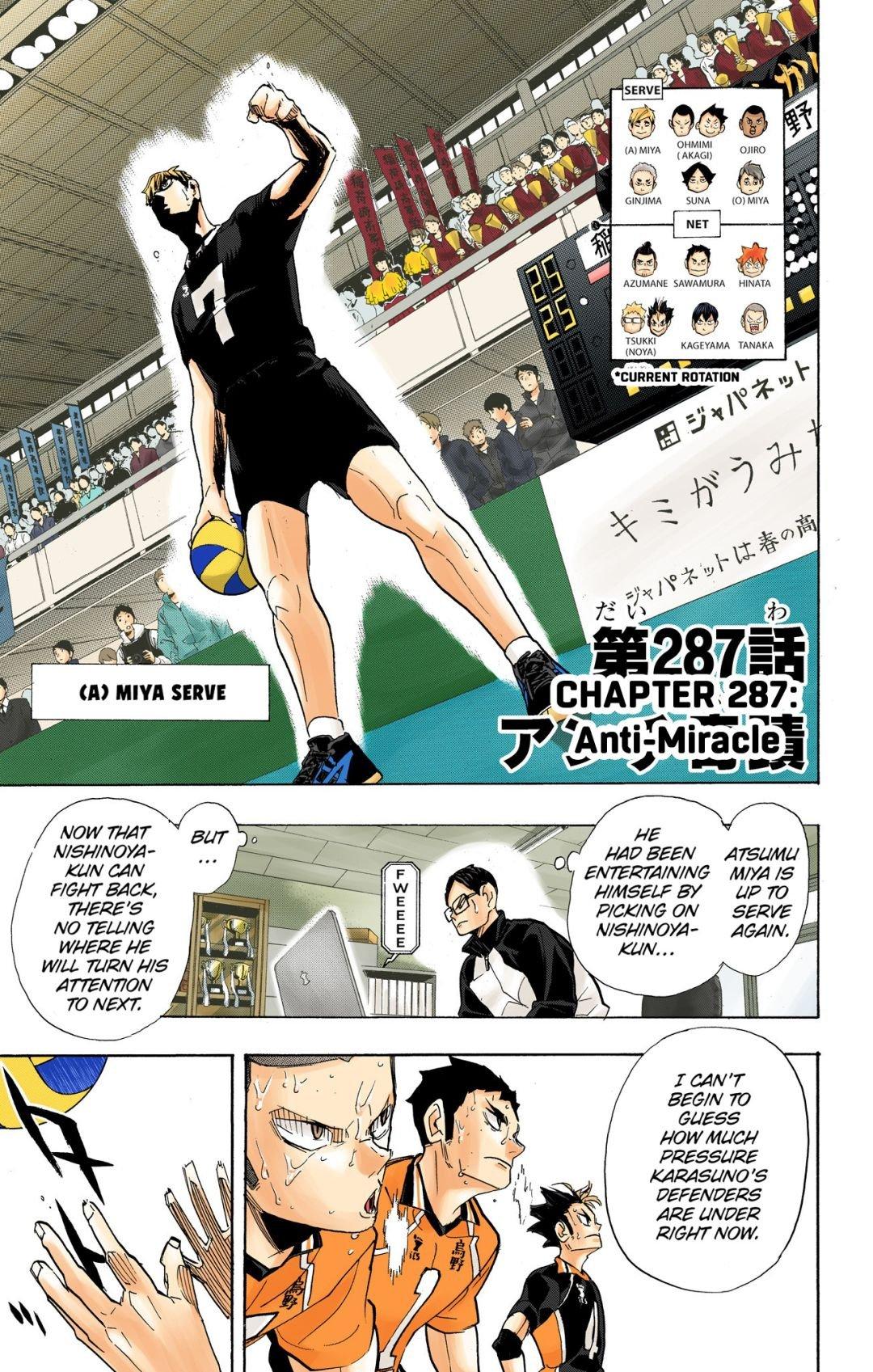 Haikyu!! (Color) Chapter 287
