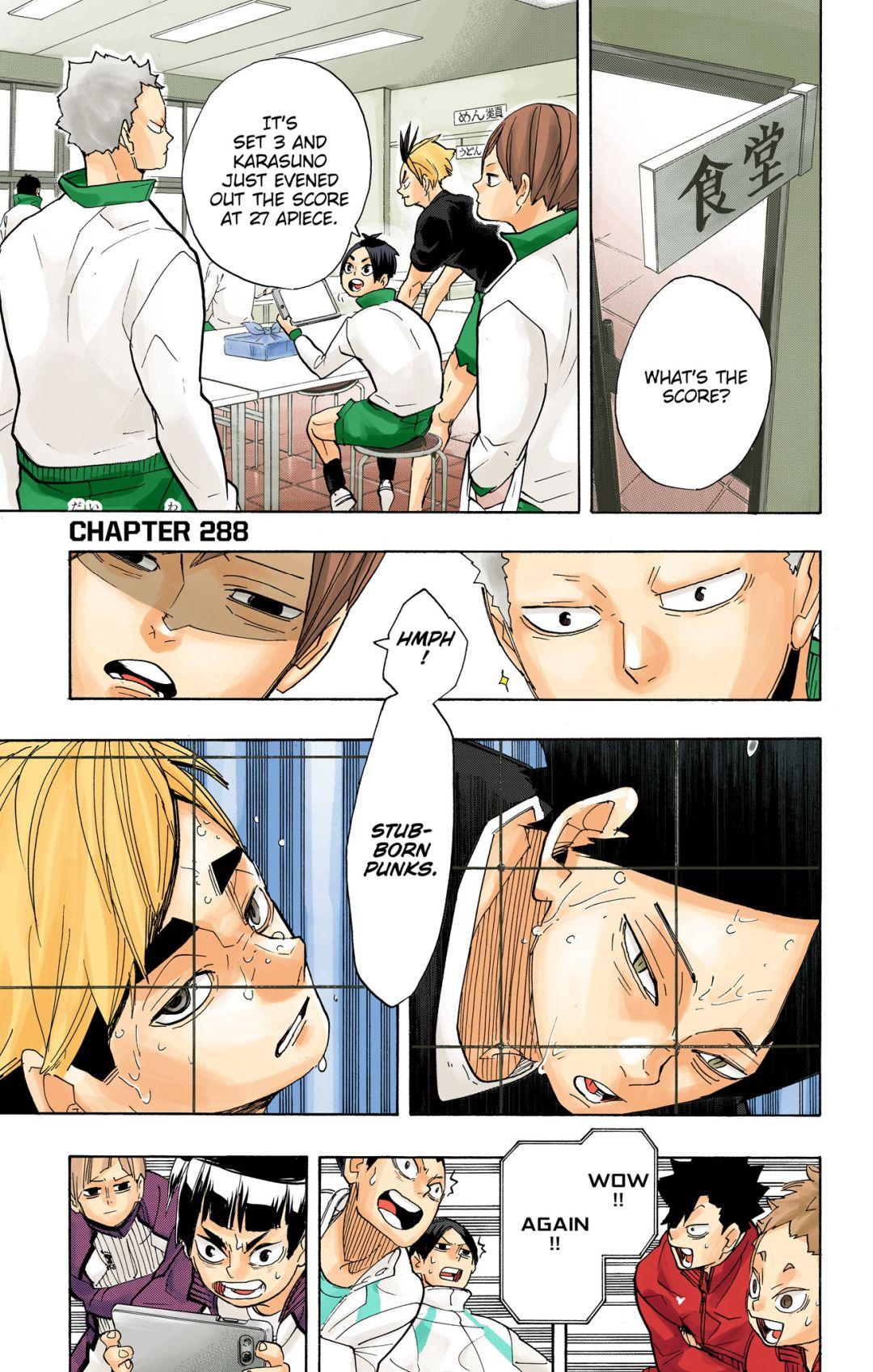Haikyu!! (Color) Chapter 288