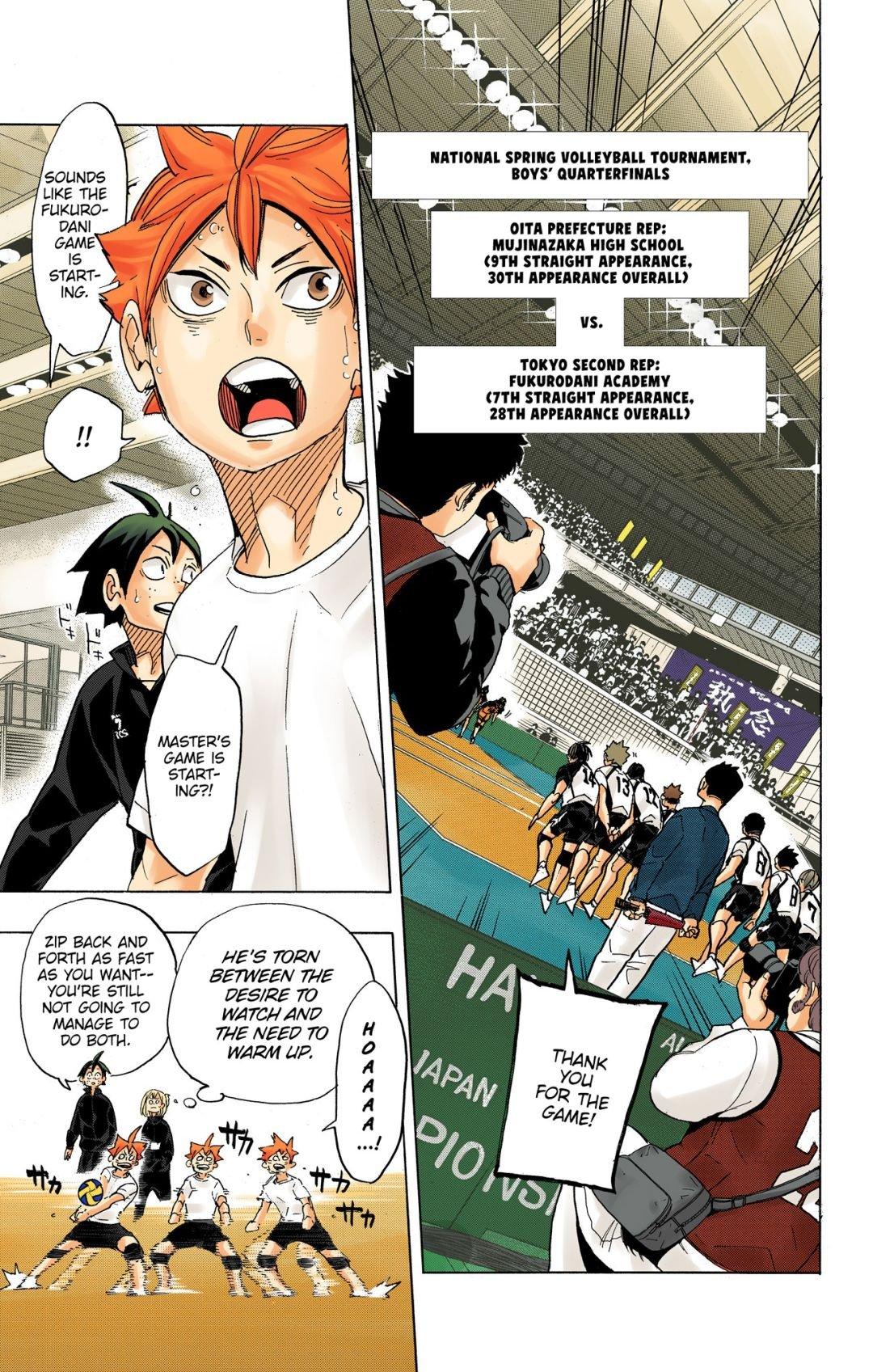 Haikyu!! (Color) Chapter 328