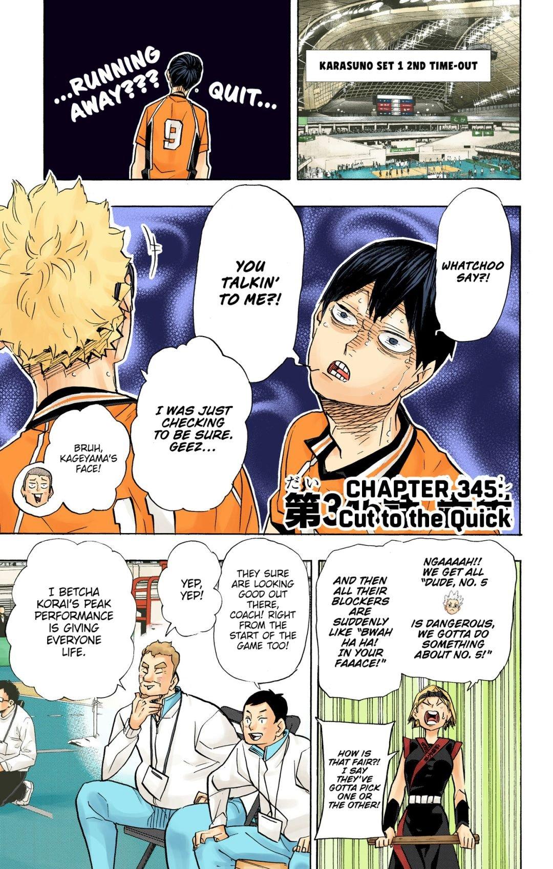 Haikyu!! (Color) Chapter 345