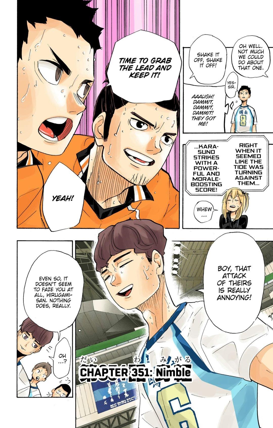 Haikyu!! (Color) Chapter 351