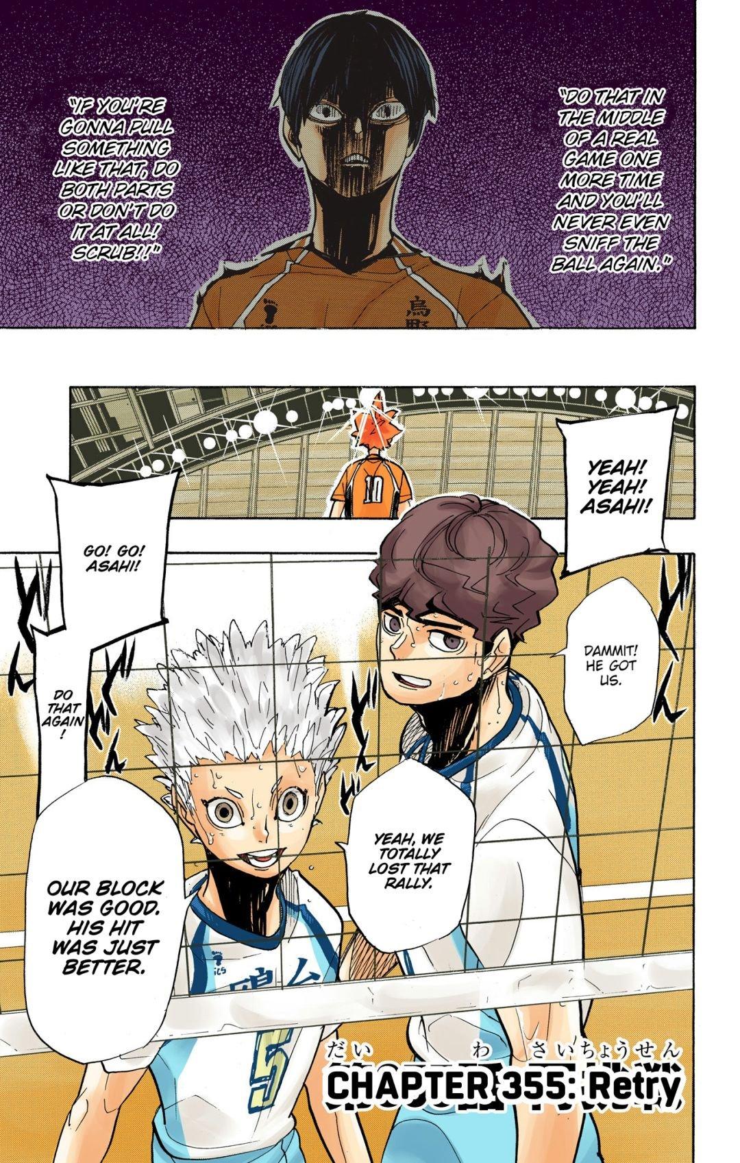 Haikyu!! (Color) Chapter 355