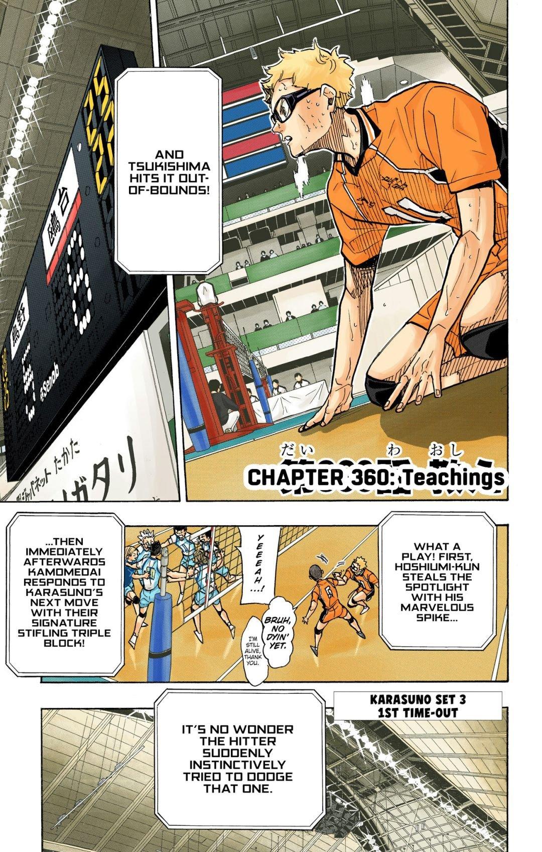 Haikyu!! (Color) Chapter 360