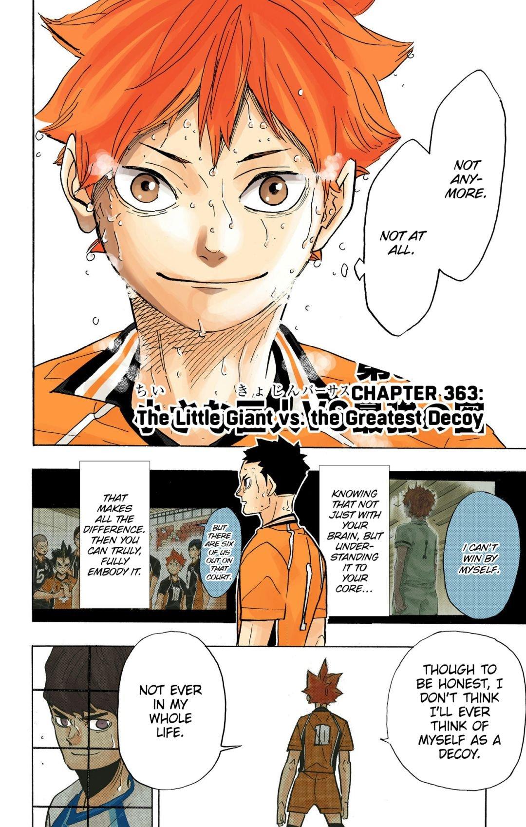Haikyu!! (Color) Chapter 363