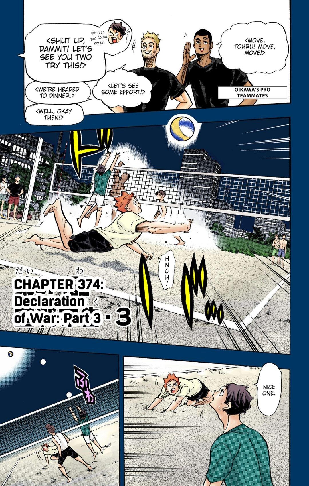 Haikyu!! (Color) Chapter 374