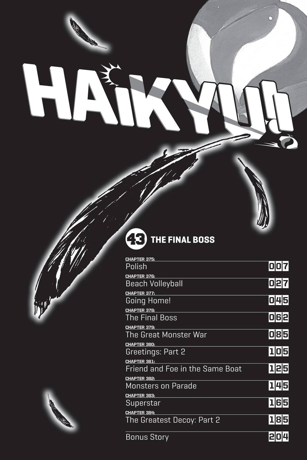 Haikyu!! (Color) Chapter 375