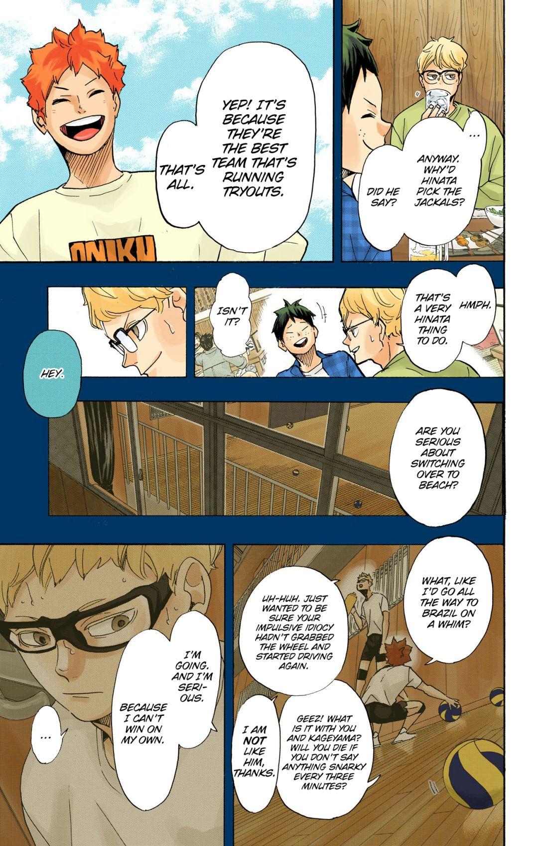 Haikyu!! (Color) Chapter 378