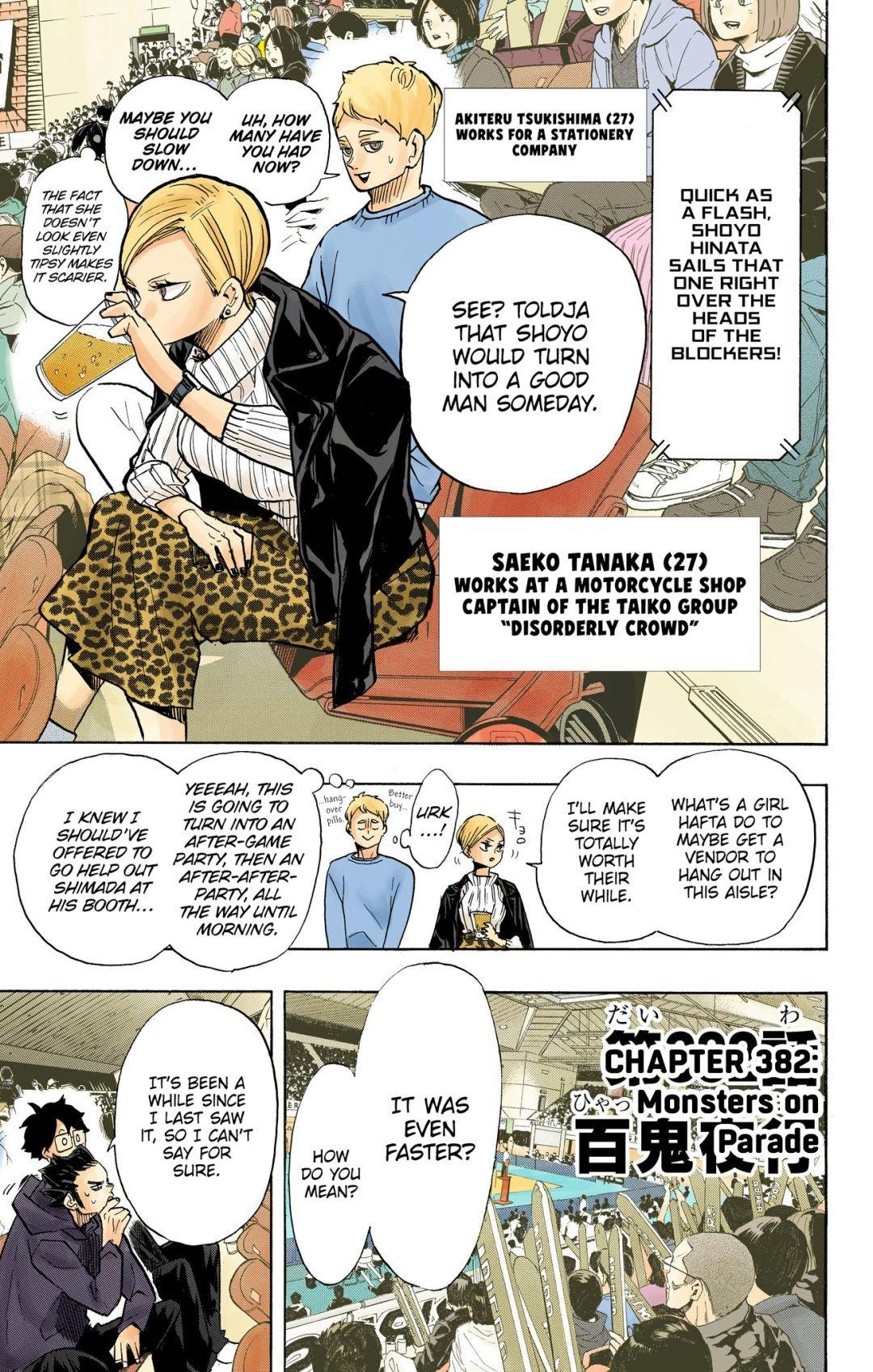 Haikyu!! (Color) Chapter 382