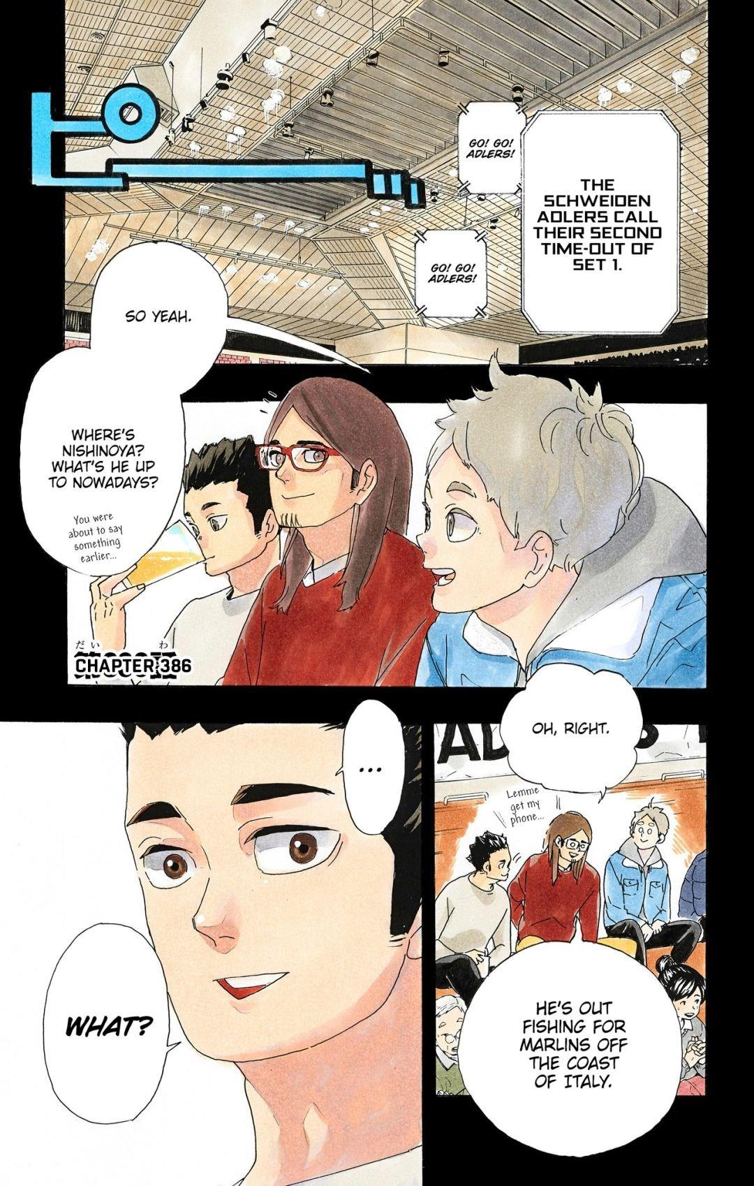 Haikyu!! (Color) Chapter 386