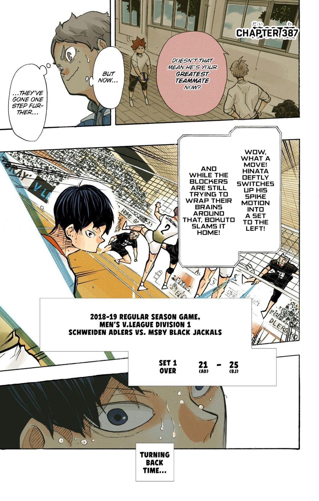 Haikyu!! (Color) Chapter 387