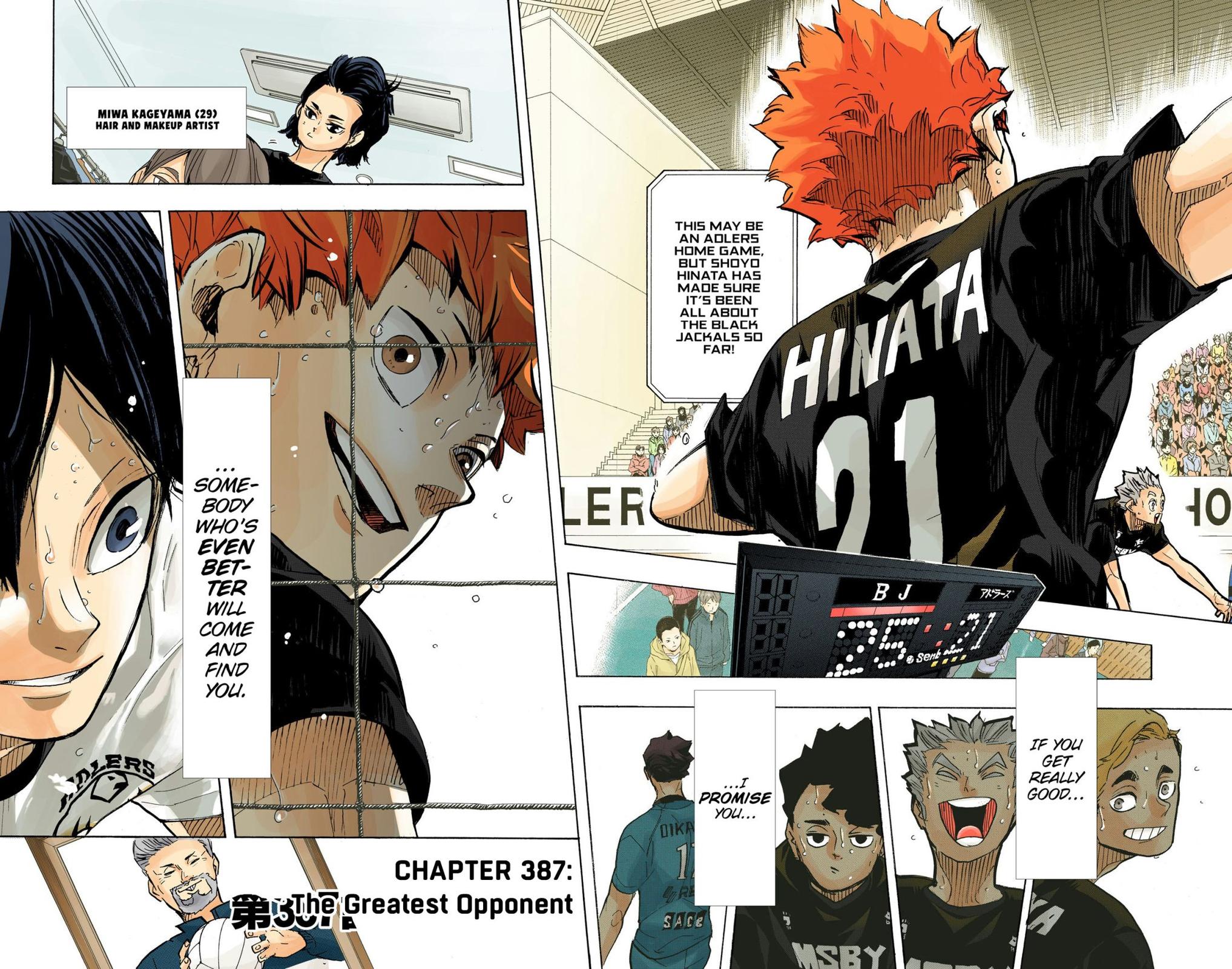 Haikyu!! (Color) Chapter 387