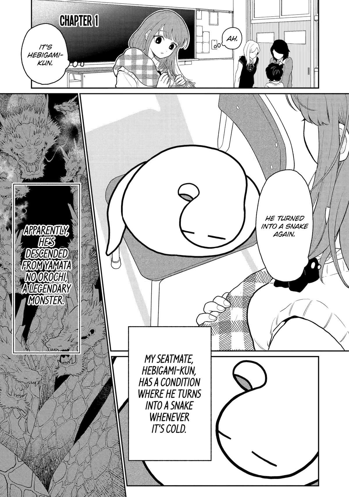 Hebigami Transforms When He's Cold Chapter 1 1