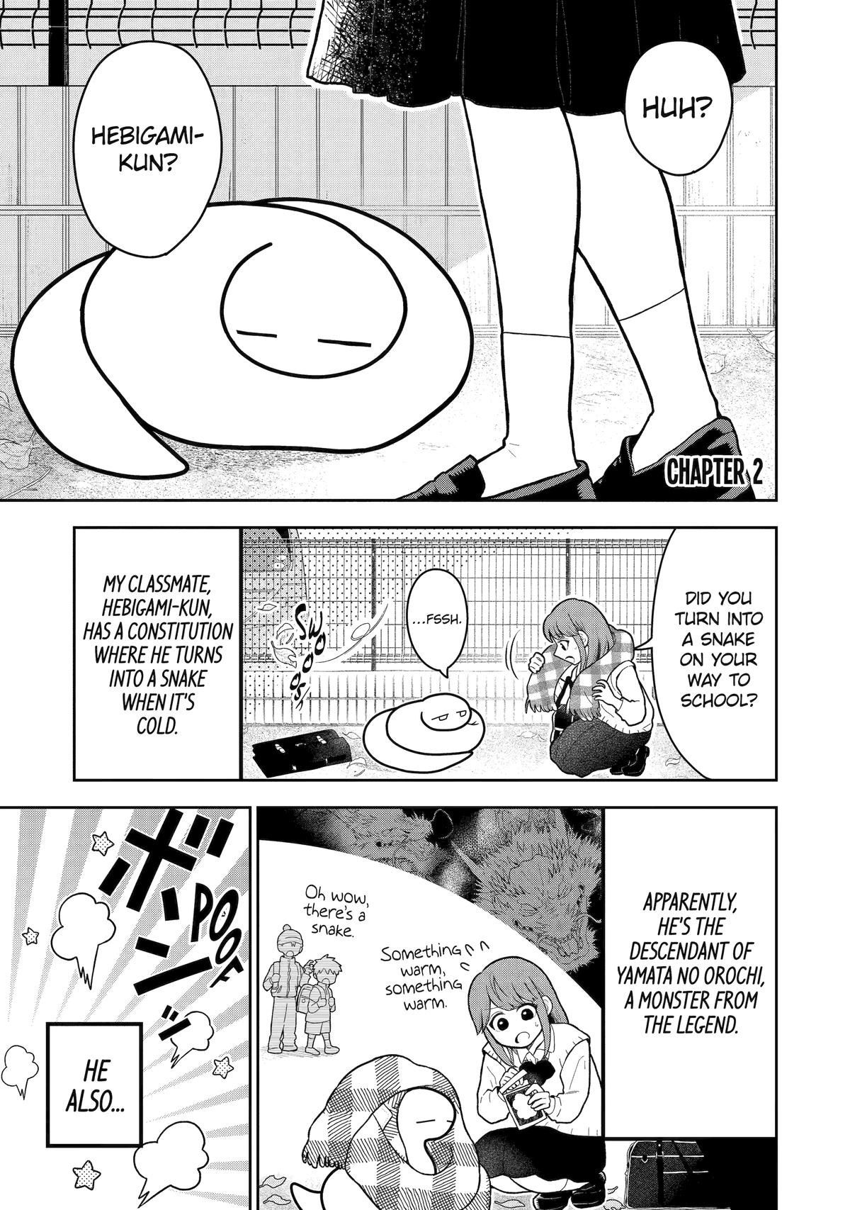 Hebigami Transforms When He's Cold Chapter 2 1