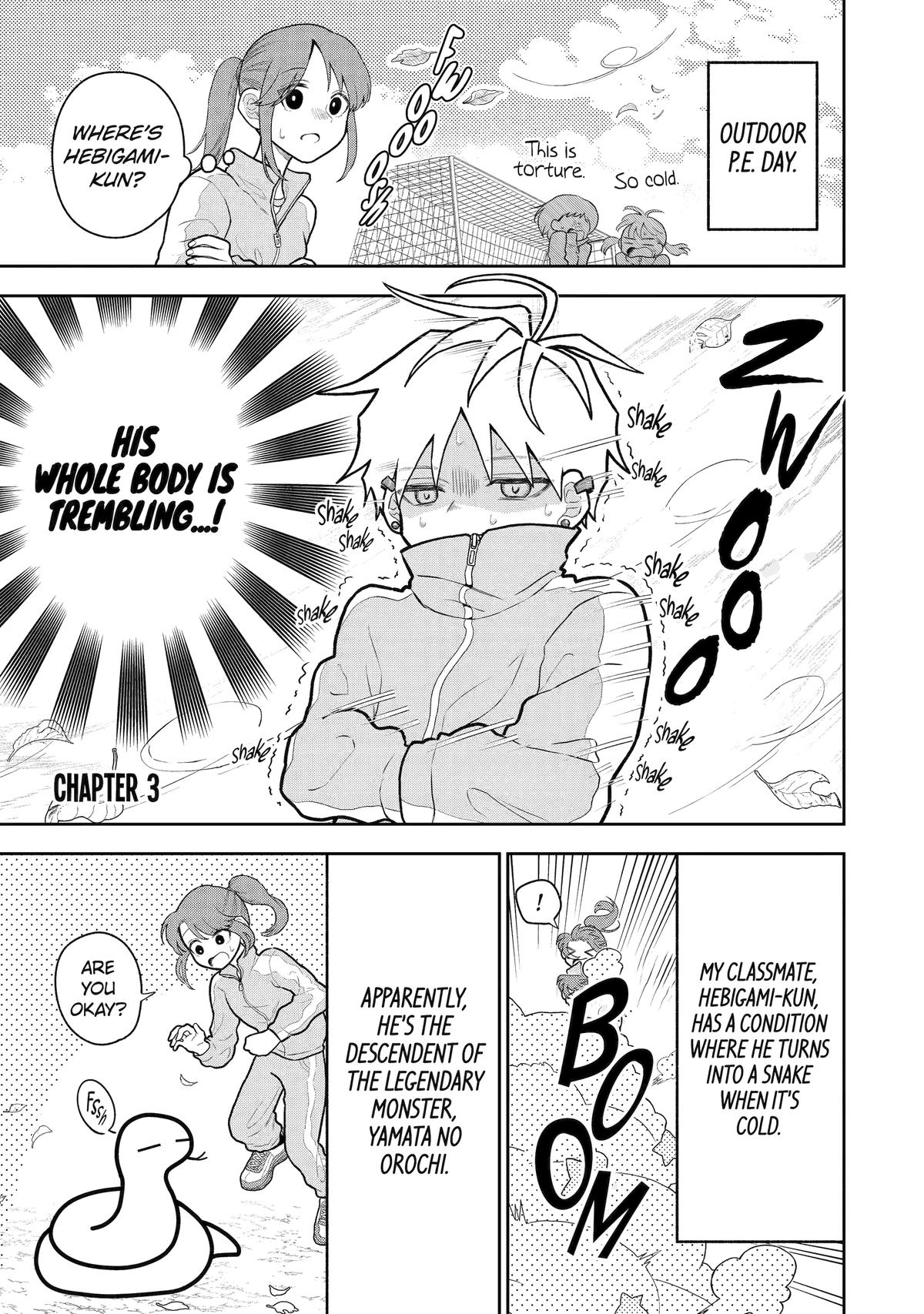 Hebigami Transforms When He's Cold Chapter 3 1
