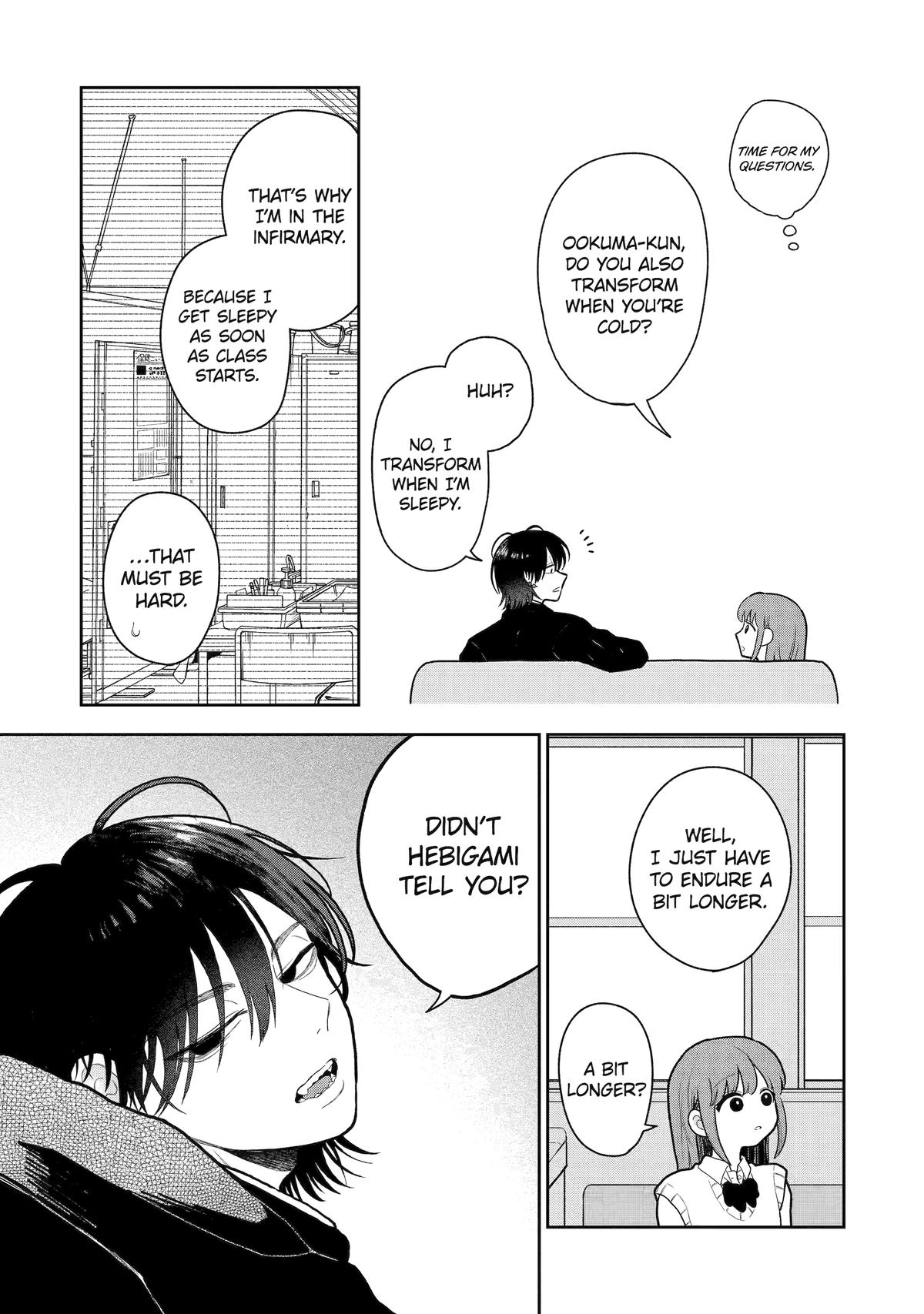 Hebigami Transforms When He's Cold Chapter 7 3