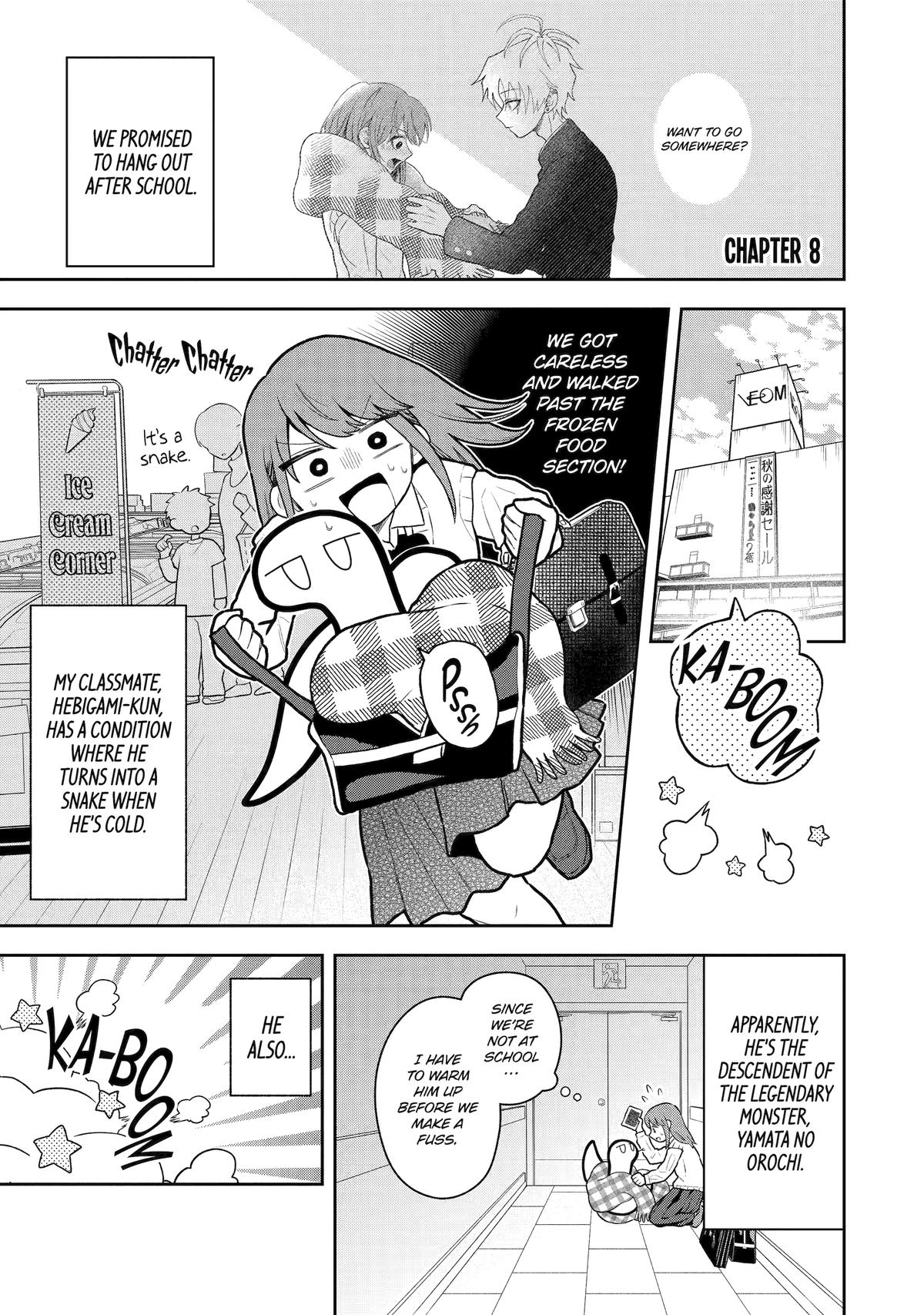 Hebigami Transforms When He's Cold Chapter 8 1