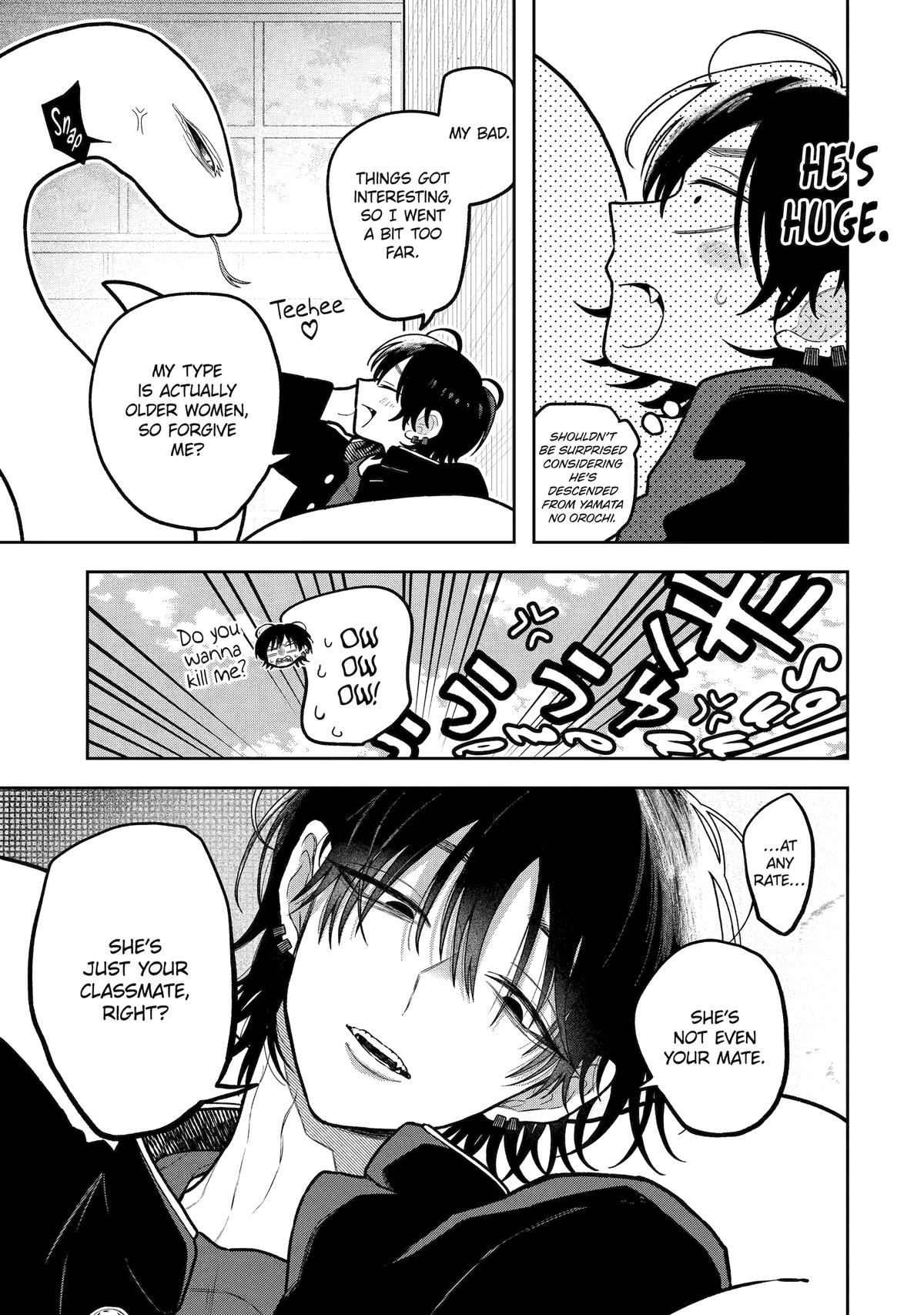 Hebigami Transforms When He's Cold Chapter 12 9