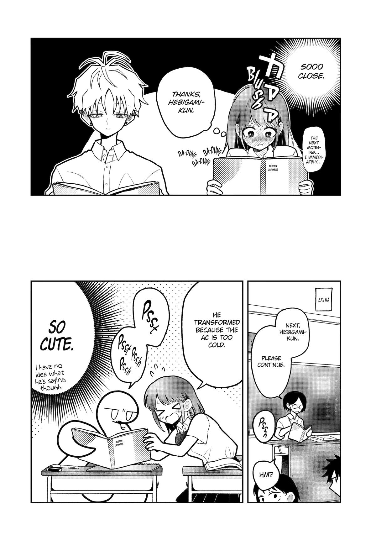 Hebigami Transforms When He's Cold Chapter 12.6 2