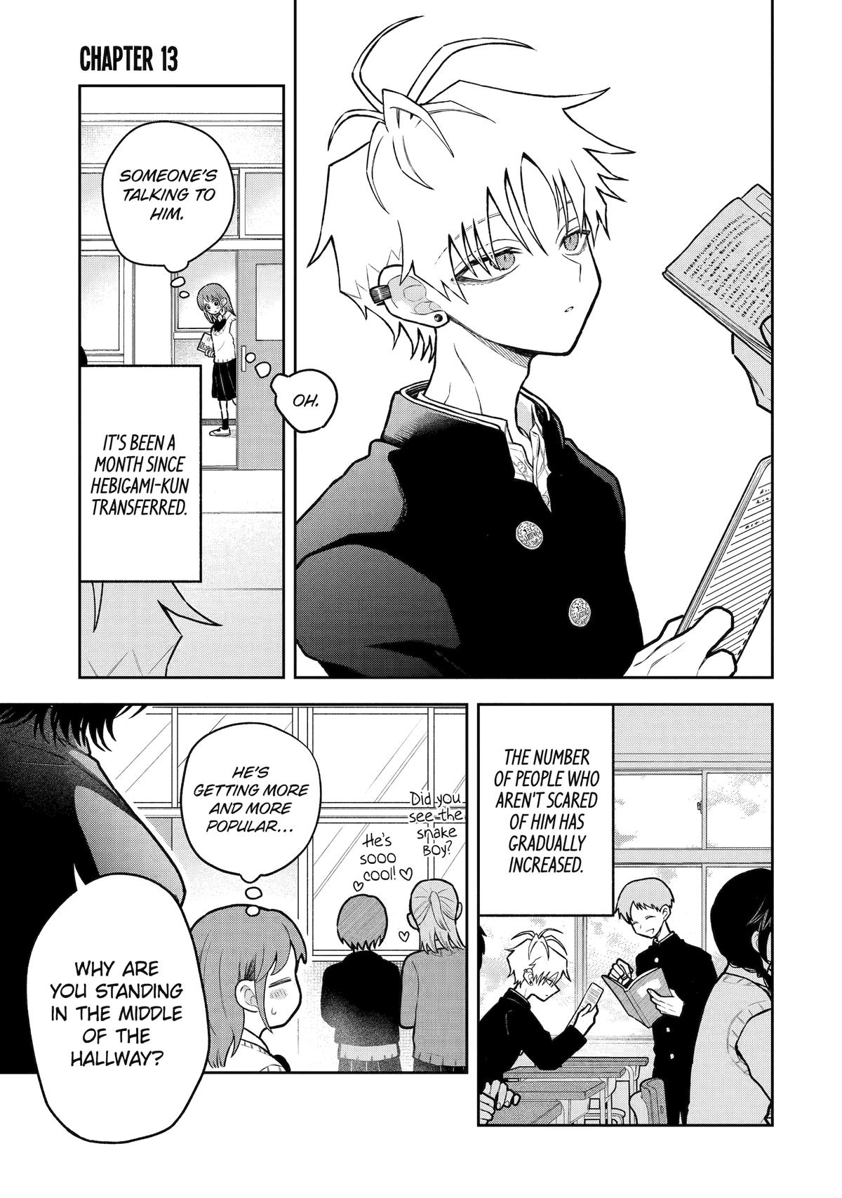 Hebigami Transforms When He's Cold Chapter 13 1