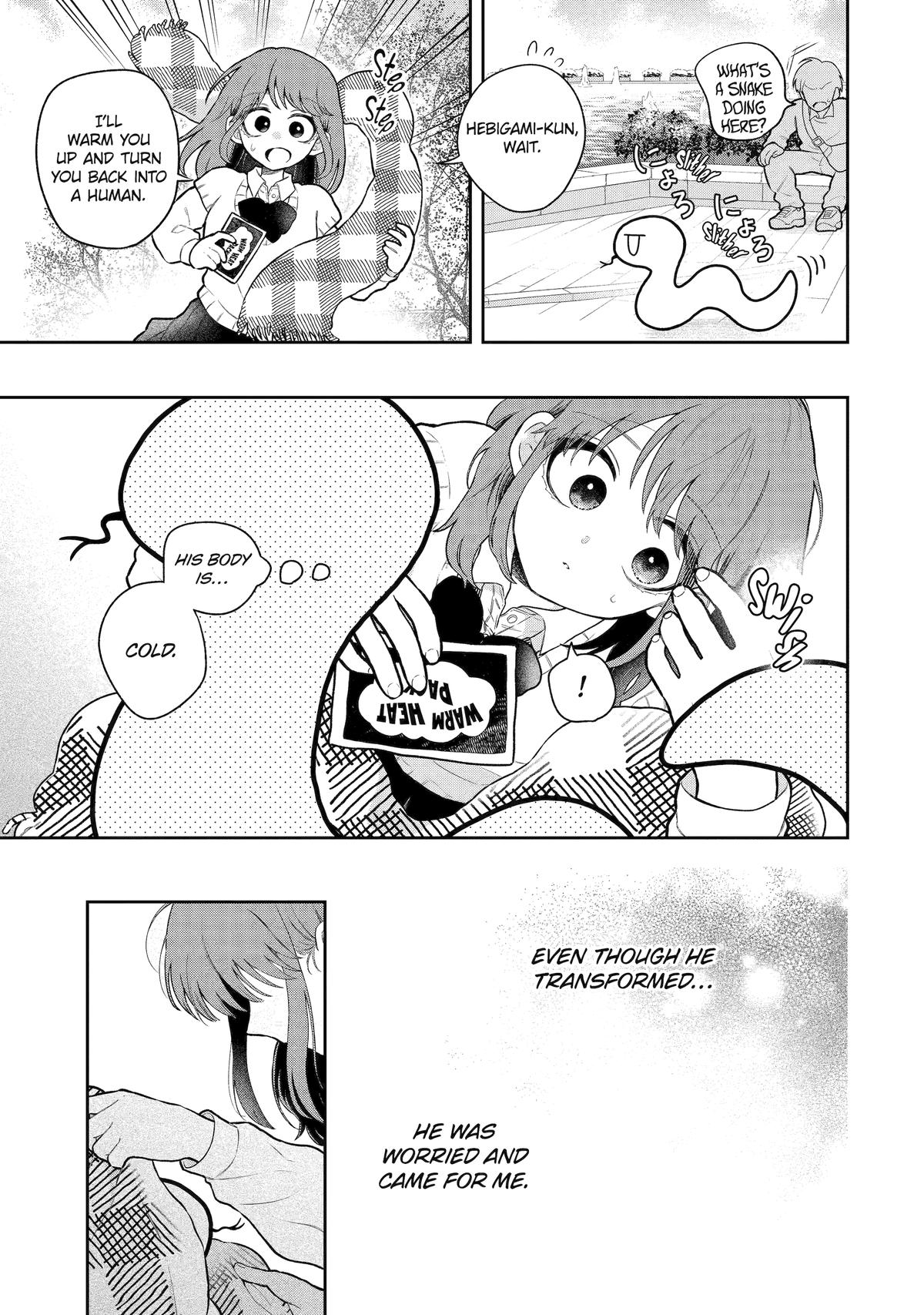 Hebigami Transforms When He's Cold Chapter 14 15