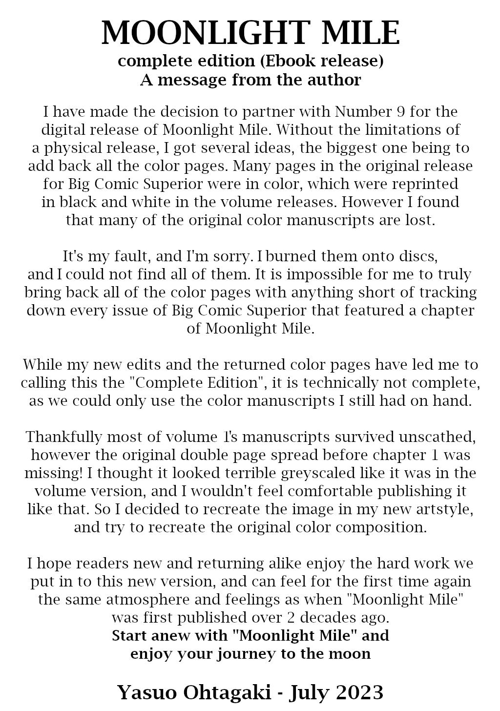 Moonlight Mile Chapter 1 2