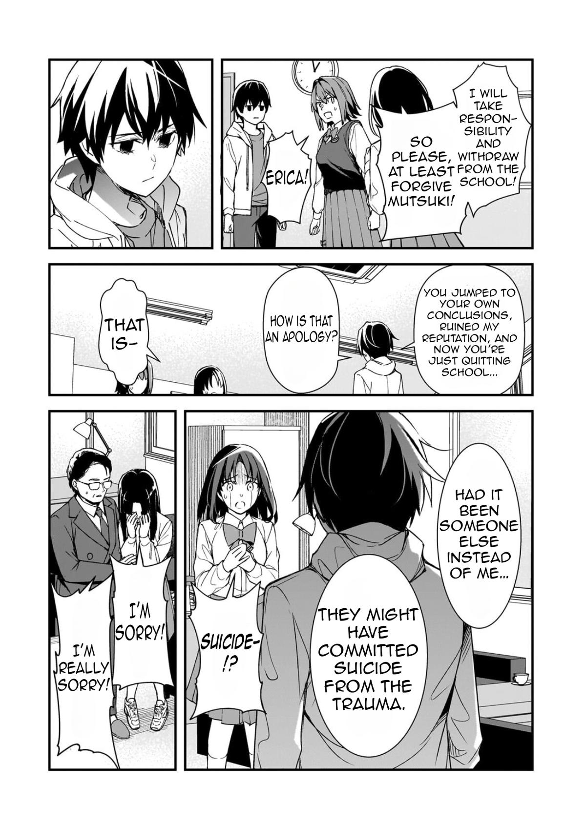 Ore ni Trauma wo Ataeta Joshi-tachi ga Chirachira Mitekuru kedo, Zannen desu ga Teokure desu Chapter 28.2 - Page 9