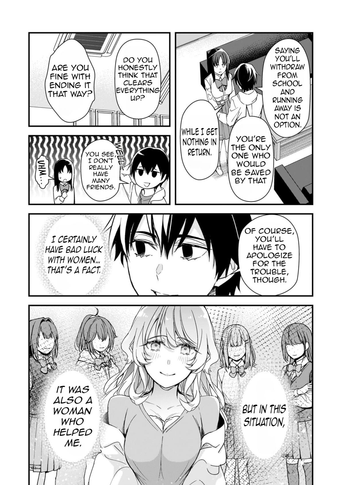 Ore ni Trauma wo Ataeta Joshi-tachi ga Chirachira Mitekuru kedo, Zannen desu ga Teokure desu Chapter 28.2 - Page 13