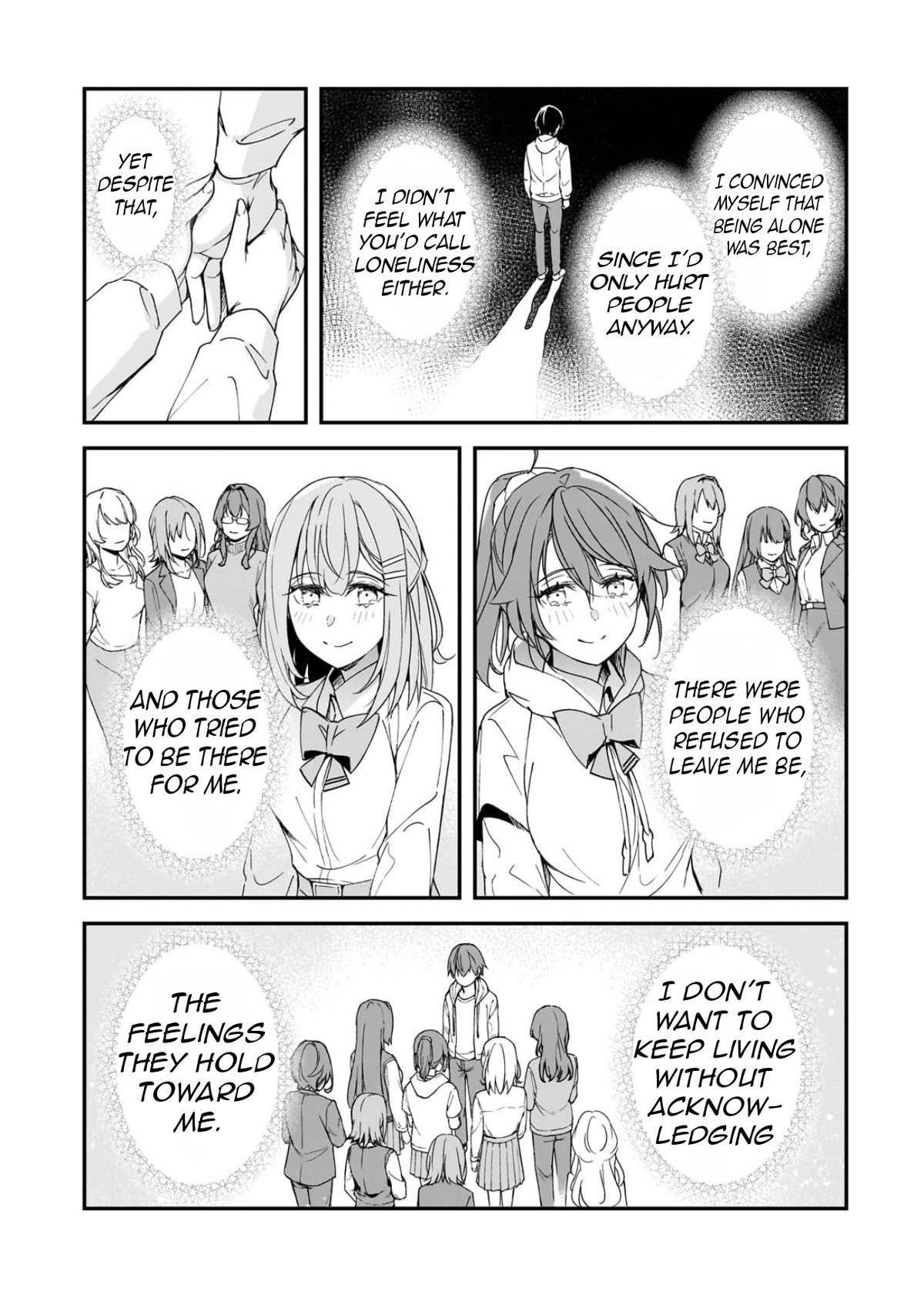 Ore ni Trauma wo Ataeta Joshi-tachi ga Chirachira Mitekuru kedo, Zannen desu ga Teokure desu Chapter 28.3 - Page 4