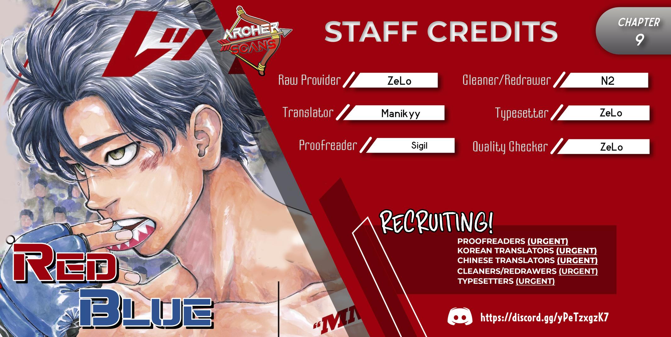 Red Blue Chapter 9 - Page 1 - Red Blue manga Chapter 9 manga