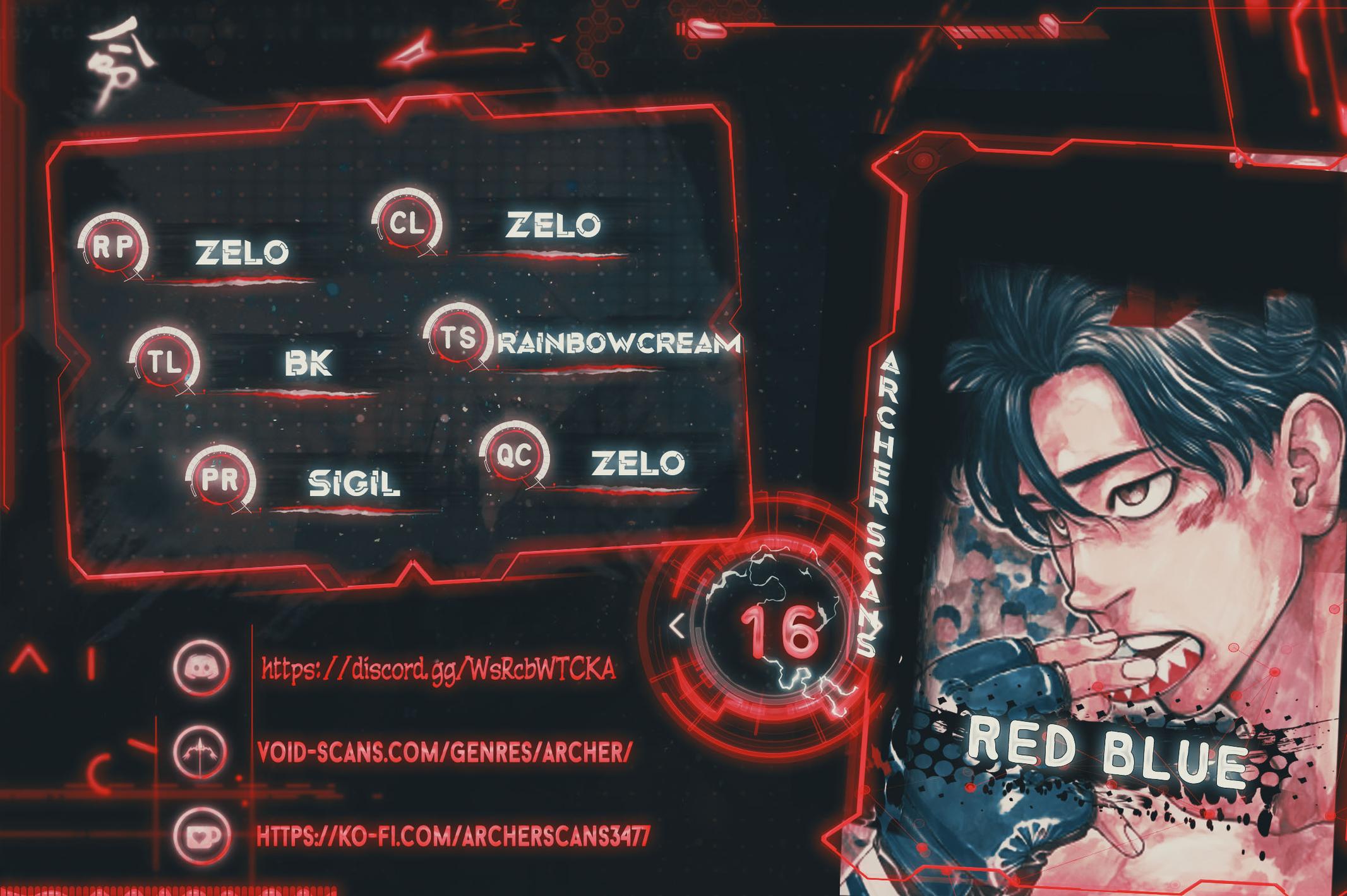 Red Blue Chapter 16 - Page 1 - Red Blue manga Chapter 16 manga