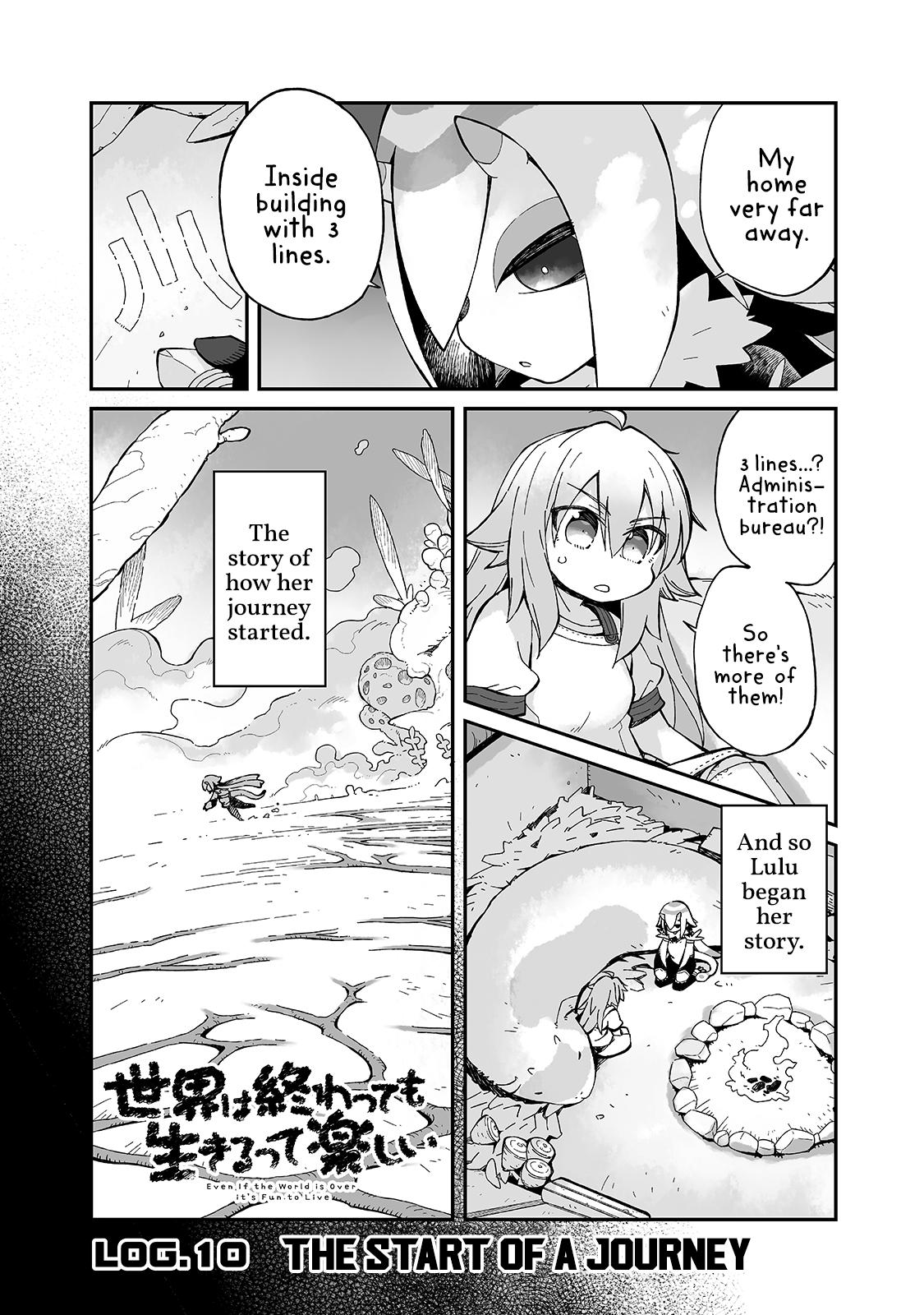 Sekai wa Owattemo Ikirutte Tanoshii Chapter 10 1