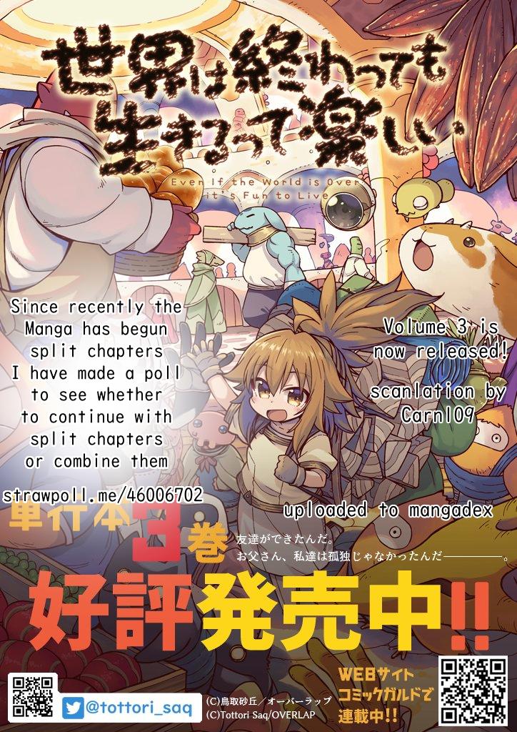 Sekai wa Owattemo Ikirutte Tanoshii Chapter 18.1 1