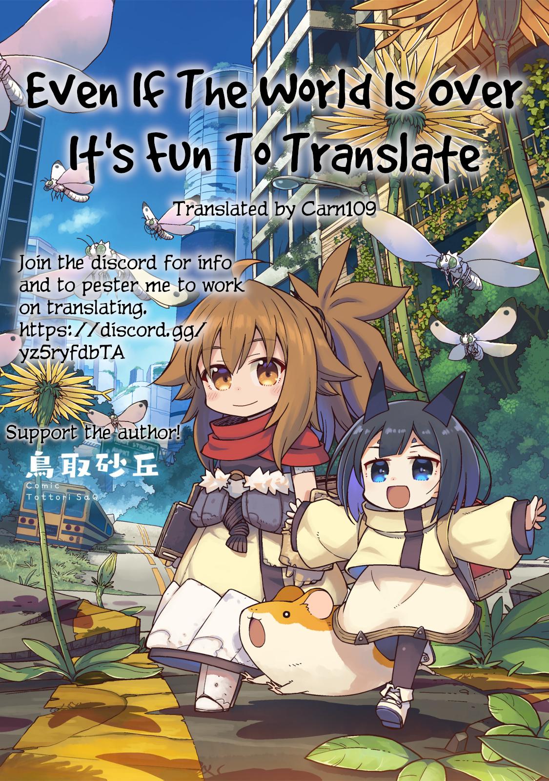 Sekai wa Owattemo Ikirutte Tanoshii Chapter 31.2 1