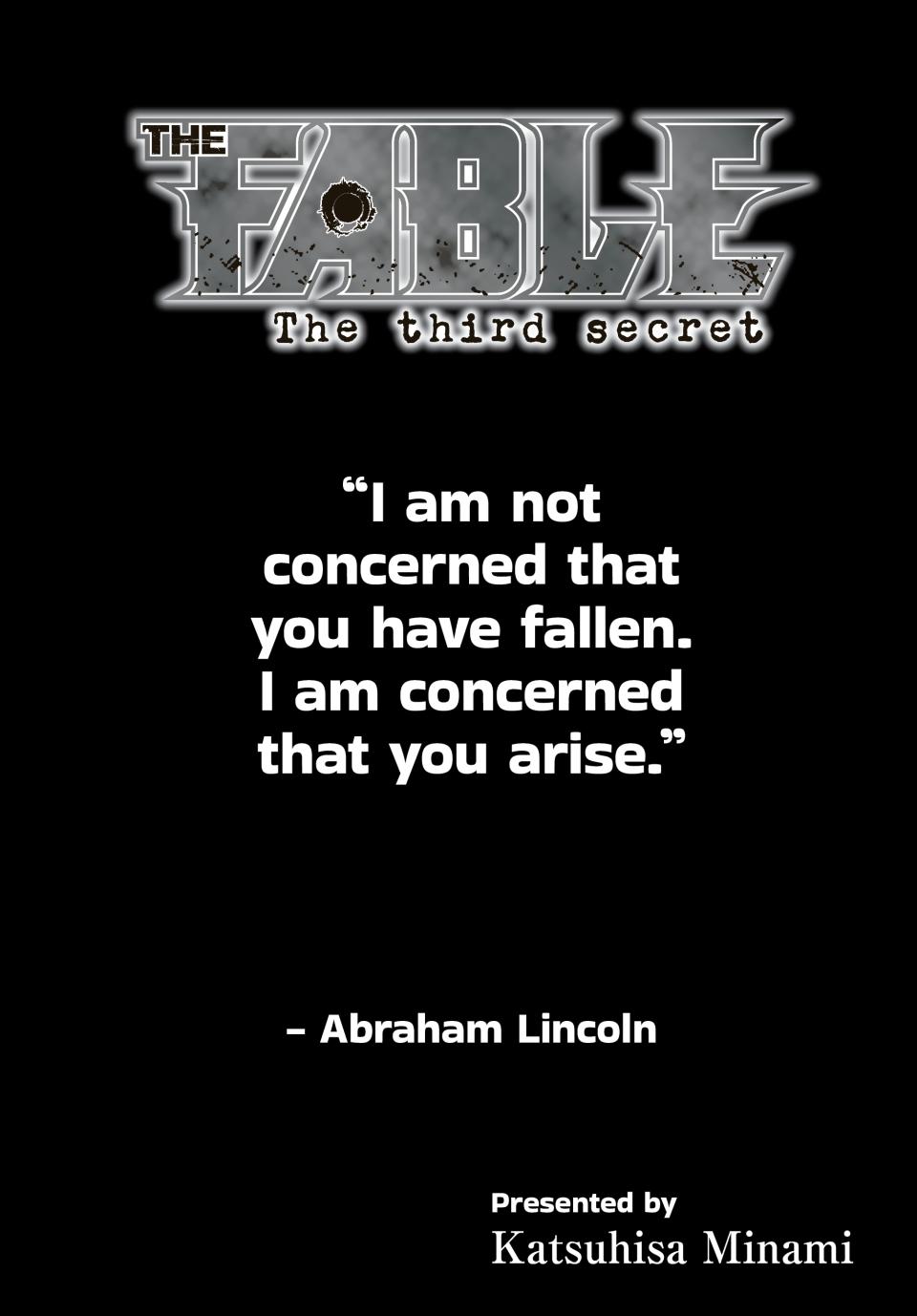 The Fable - The Third Secret Chapter 1 9