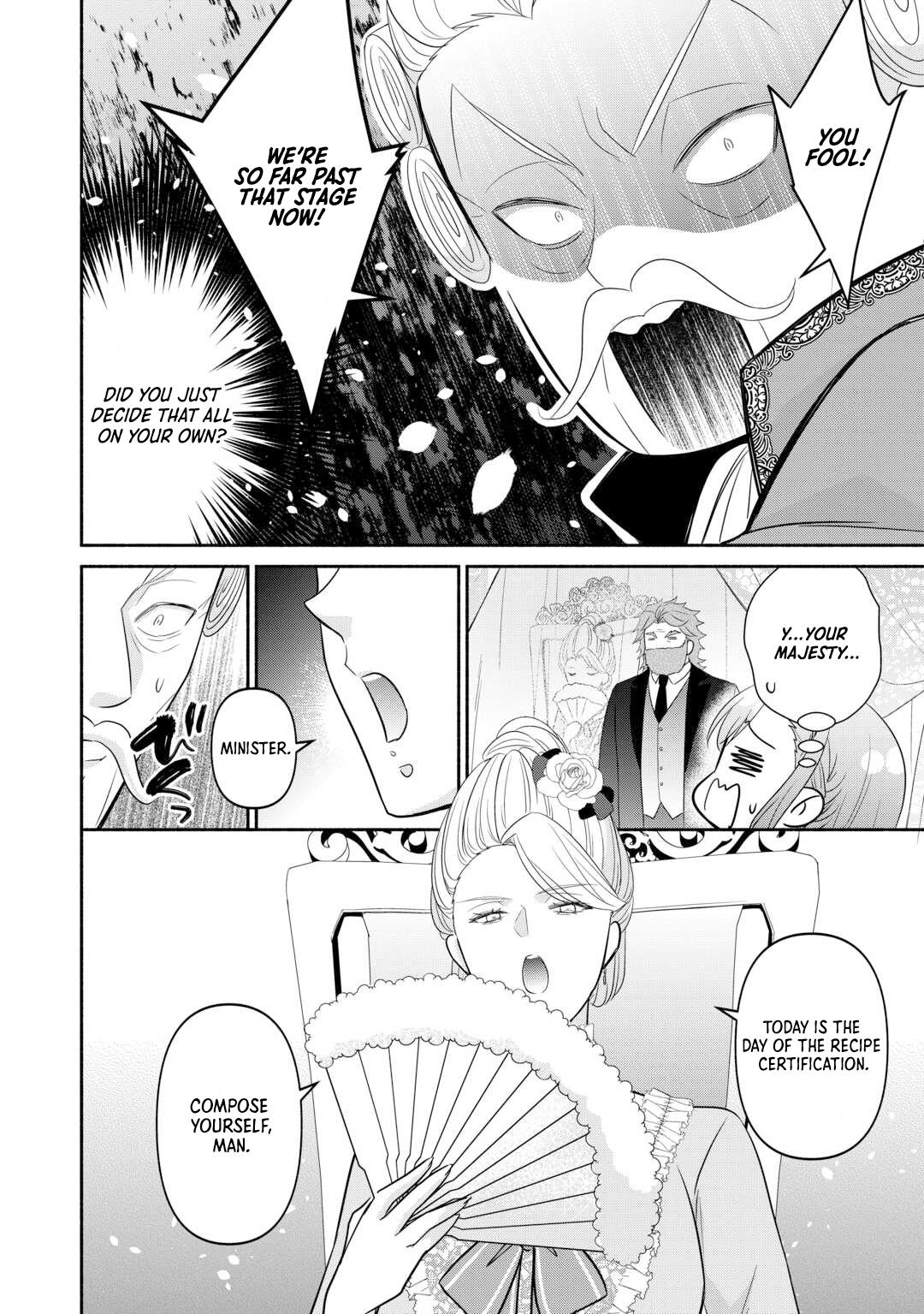 Tensei Youjo. Shinjuu to Ouji to, Saikyou no Ojisan Youheidan no Naka de Ikiru. Chapter 27 Page 8