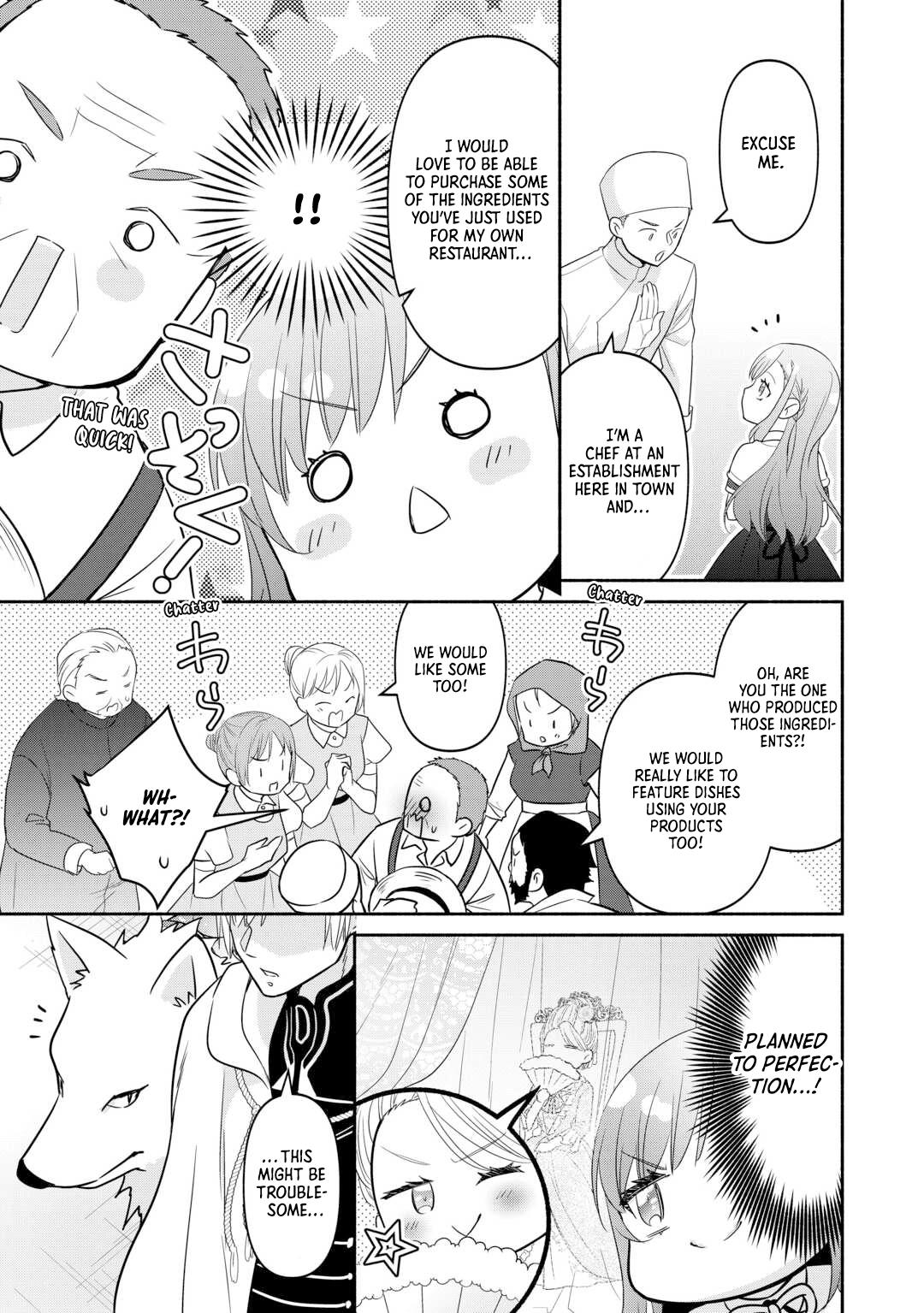 Tensei Youjo. Shinjuu to Ouji to, Saikyou no Ojisan Youheidan no Naka de Ikiru. Chapter 27 Page 15