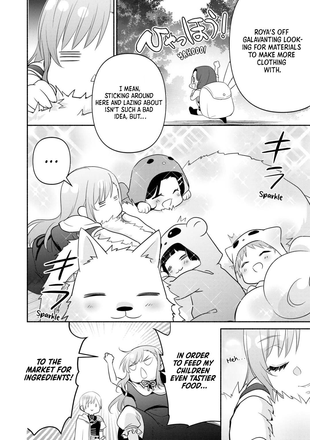 Tensei Youjo. Shinjuu to Ouji to, Saikyou no Ojisan Youheidan no Naka de Ikiru. Chapter 27 Page 18